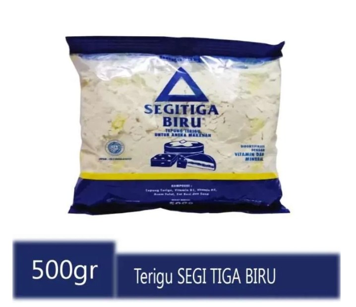 TEPUNG SEGI TIGA BIRU 500 GR